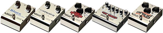akai custom guitar pedals